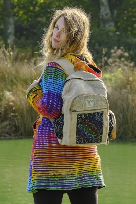 Himalayan hemp hippie backpack