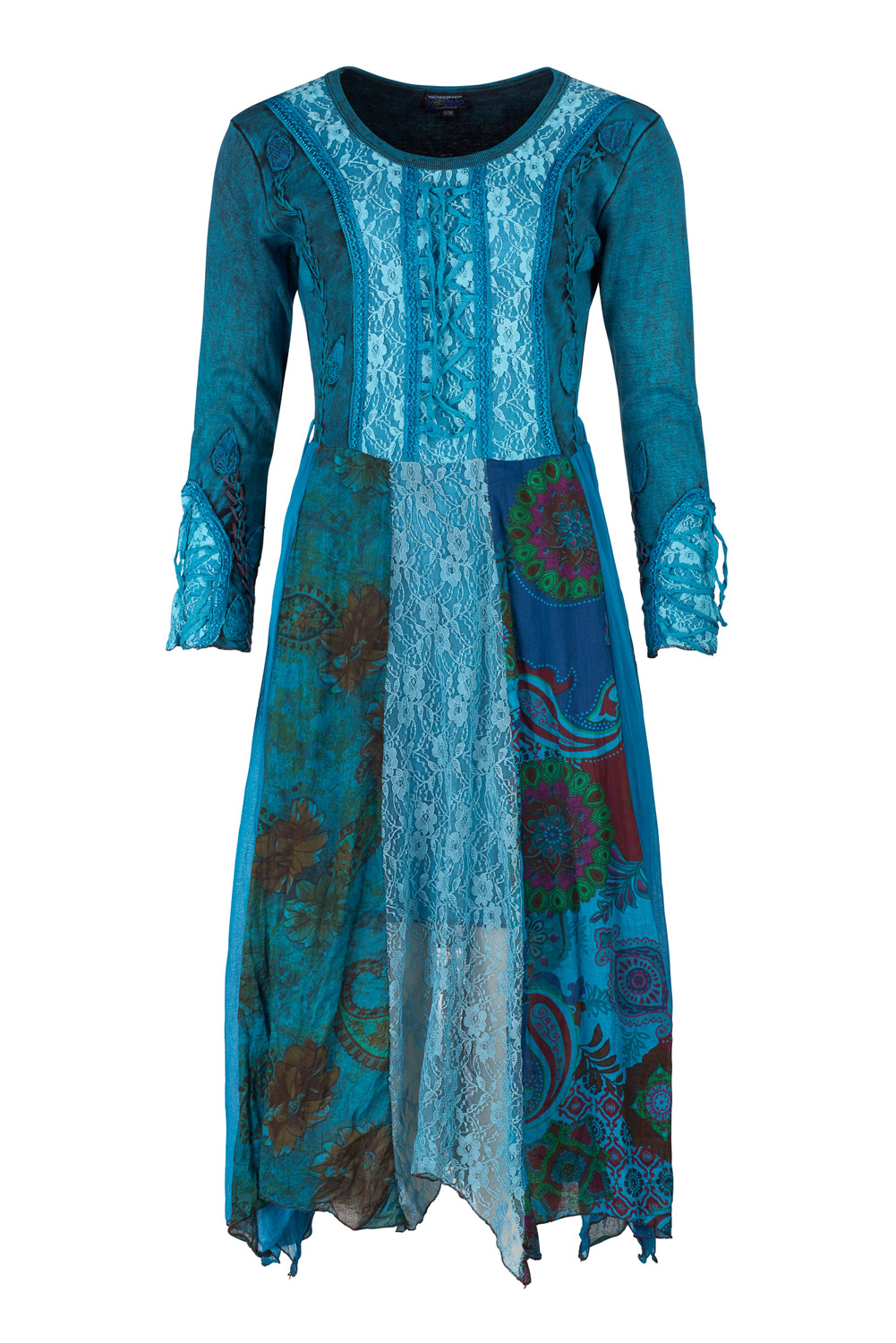 Wicked Dragon Clothing Bohemian Style Long Sleeve Dress