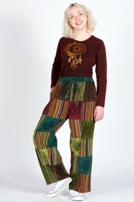 Bodhi patchwork trousers