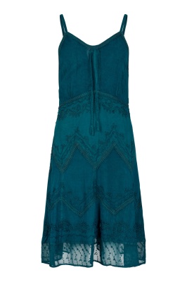 Revived Minerva embroidered strappy dress