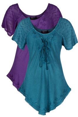 Elysium embroidered blouse - S/M size only