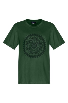 Revived green sundown hippie t-shirt