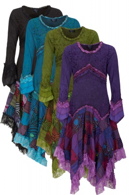 Wicked Dragon Clothing - Strappy tie dye dress