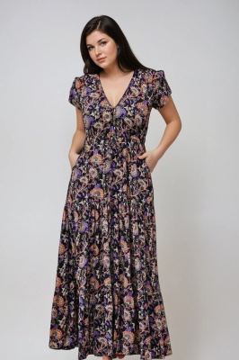 Layla empire maxi dress