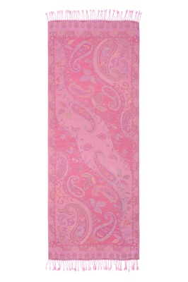 Colourful patterned 'pashmina' style scarf