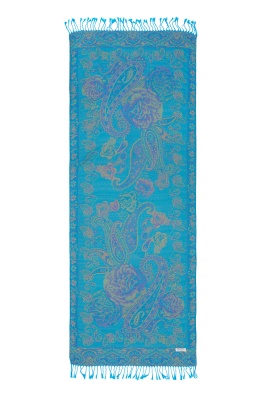 Colourful patterned 'pashmina' style scarf