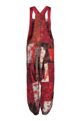 Bodhi patchwork harem dungarees