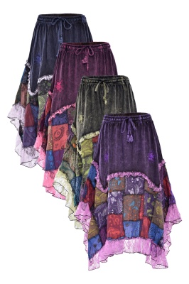 Amoris patchwork skirt