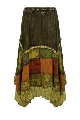 Amoris patchwork skirt