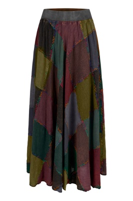 Woodstock hippie maxi skirt