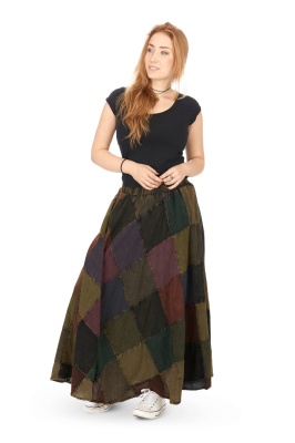 Woodstock hippie maxi skirt