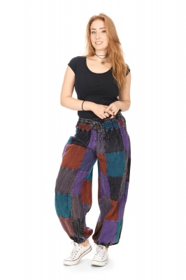 Hawthorn patchwork baggy trousers