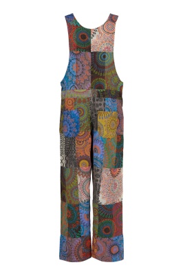 Bodhi patchwork dungarees