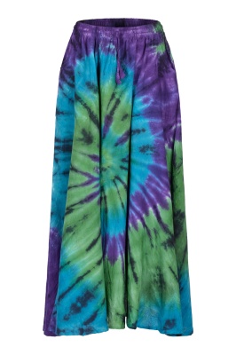 Nixie tie dye flared maxi skirt with pockets