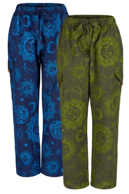 Celestial cargo trousers