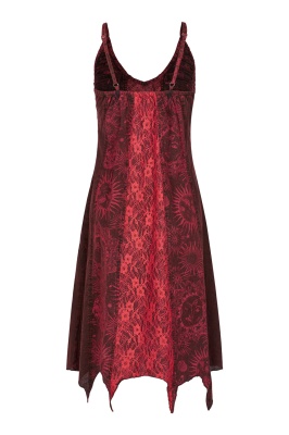 Nirvana razor and lace pixie dress