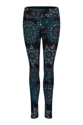 Revived blue cosmic mandala leggings