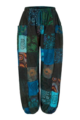 Nomad baggy patchwork trousers