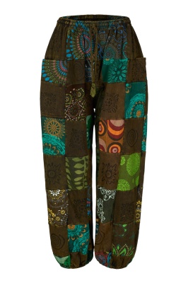 Nomad baggy patchwork trousers