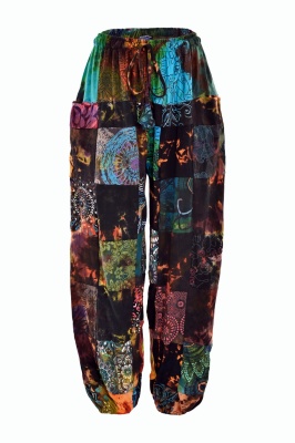 Nomad baggy patchwork trousers