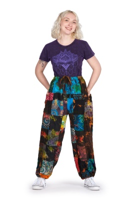 Nomad baggy patchwork trousers