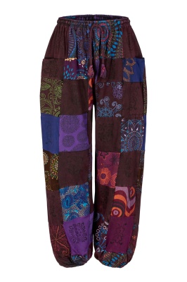 Nomad baggy patchwork trousers