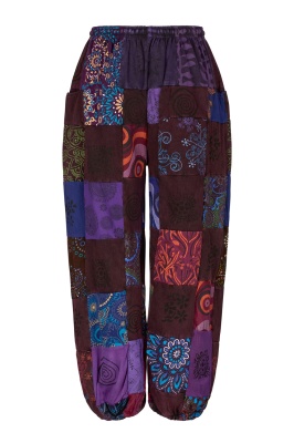 Nomad baggy patchwork trousers