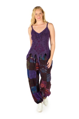 Nomad baggy patchwork trousers