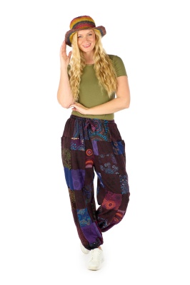 Nomad baggy patchwork trousers