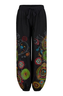Wicked Dragon Clothing  Long extra baggy floral trousers
