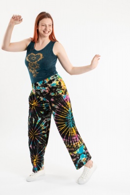 Tie Dye Yoga Pants S, M, L, XL, 2X, 3X Womens Tie Dye Pants Loungewear  Hippie Clothing Loungewear Pants Yoga Clothing 