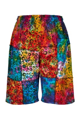 Sunbeam patchwork comfort fit shorts