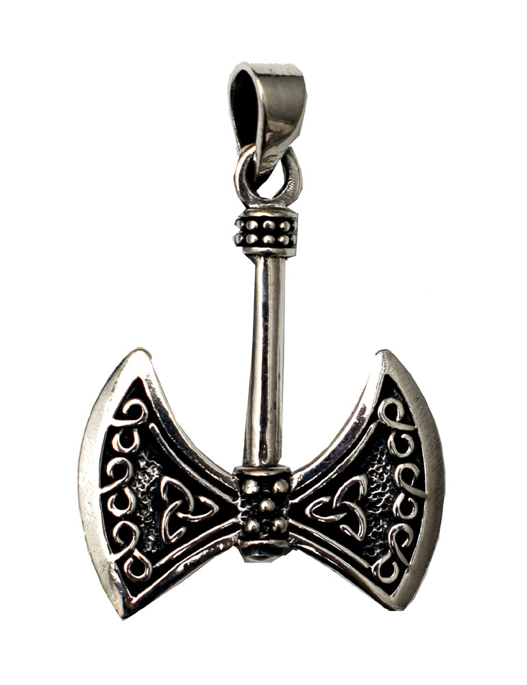 Men's Stainless Steel Gold Silver Norse Viking Thor Hammer Pendant Necklace  - Walmart.com