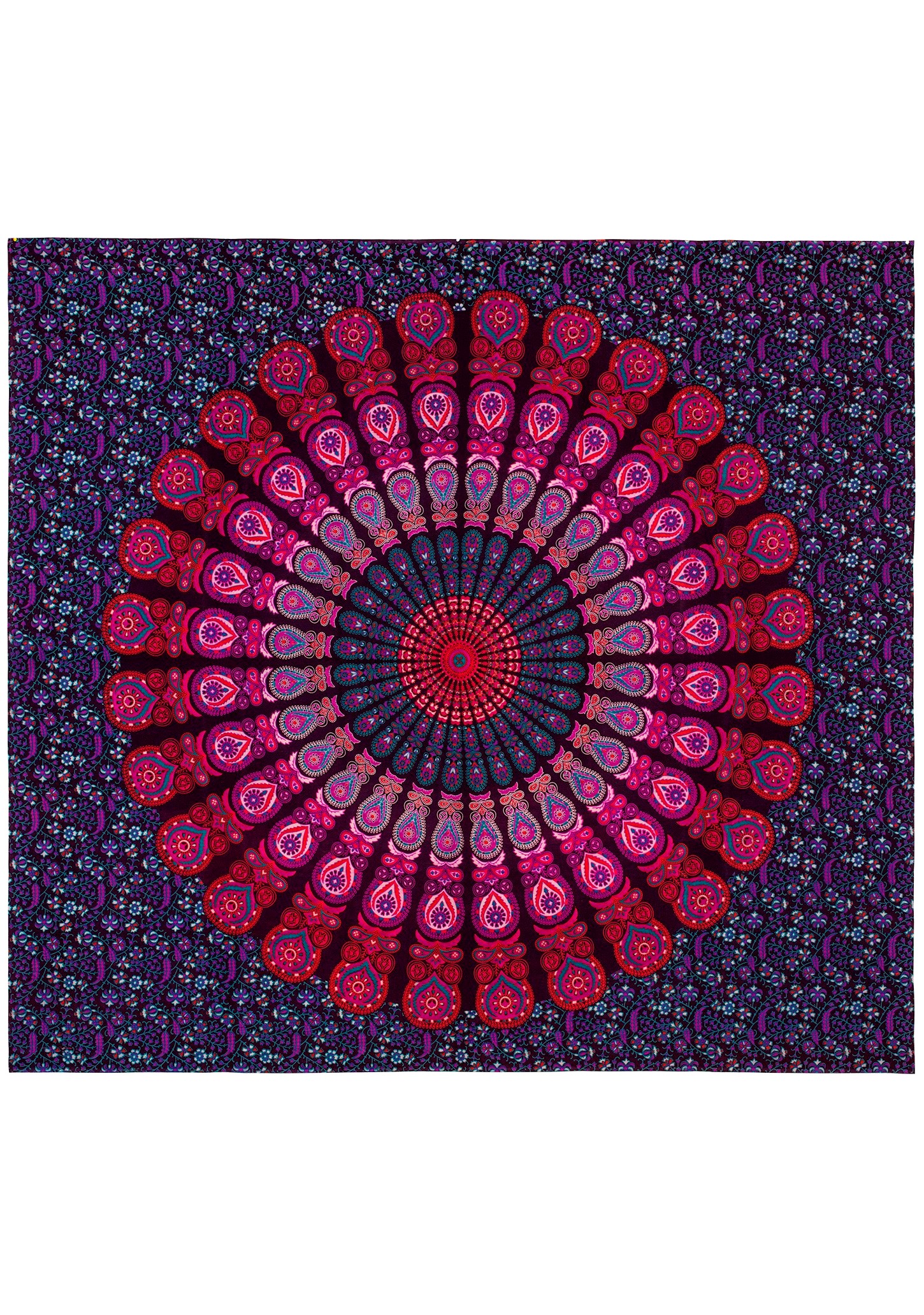 Peacock mandala bedcover / wallhanging