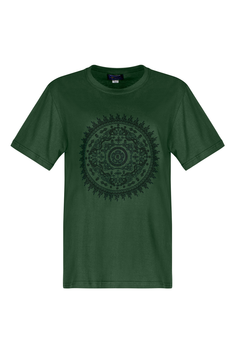 Revived green sundown hippie t-shirt