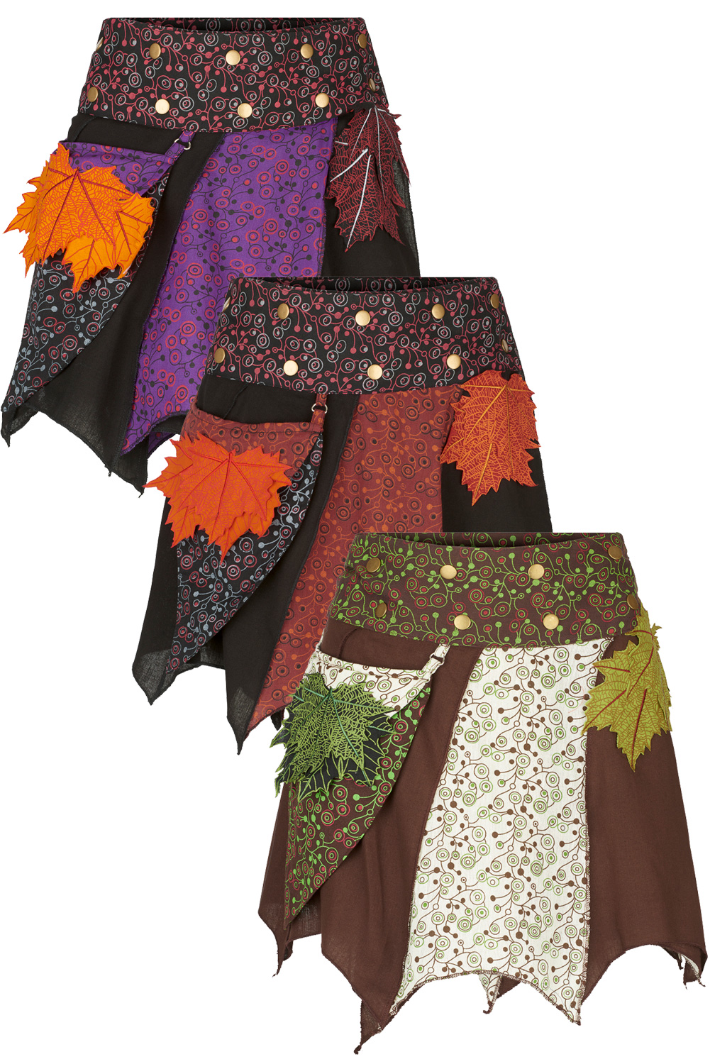 Forest folk pixie wrap skirt