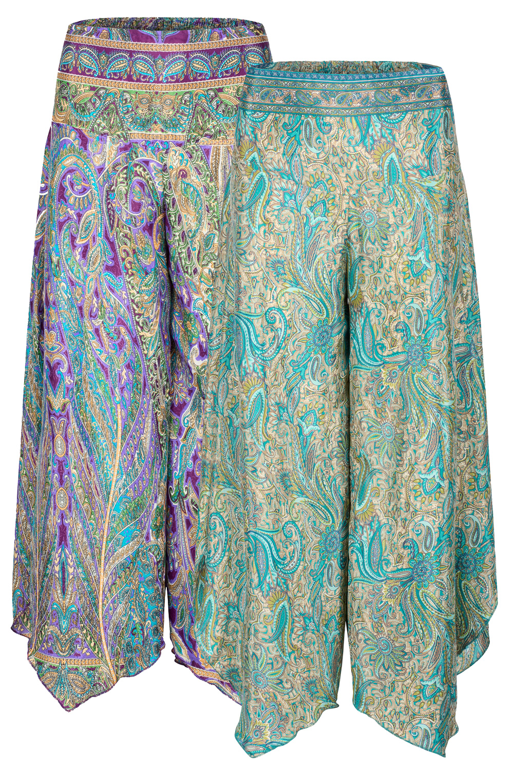 Zephyr silky waterfall trousers