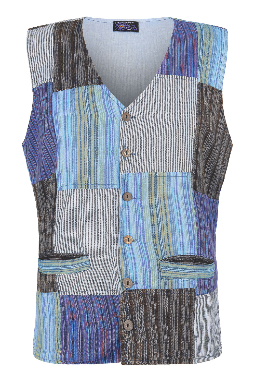 Revived patchwork waistcoat