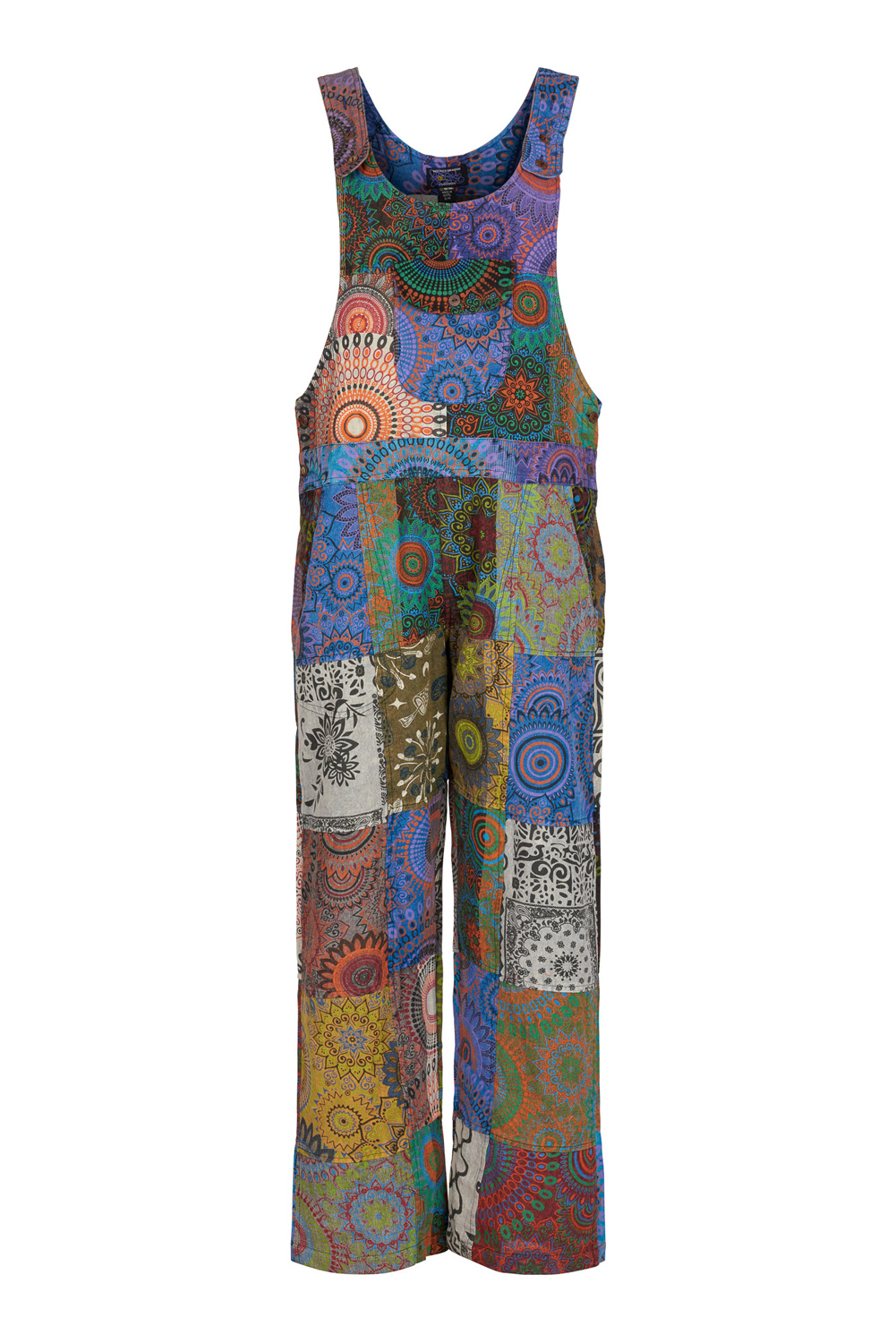 Bodhi patchwork dungarees