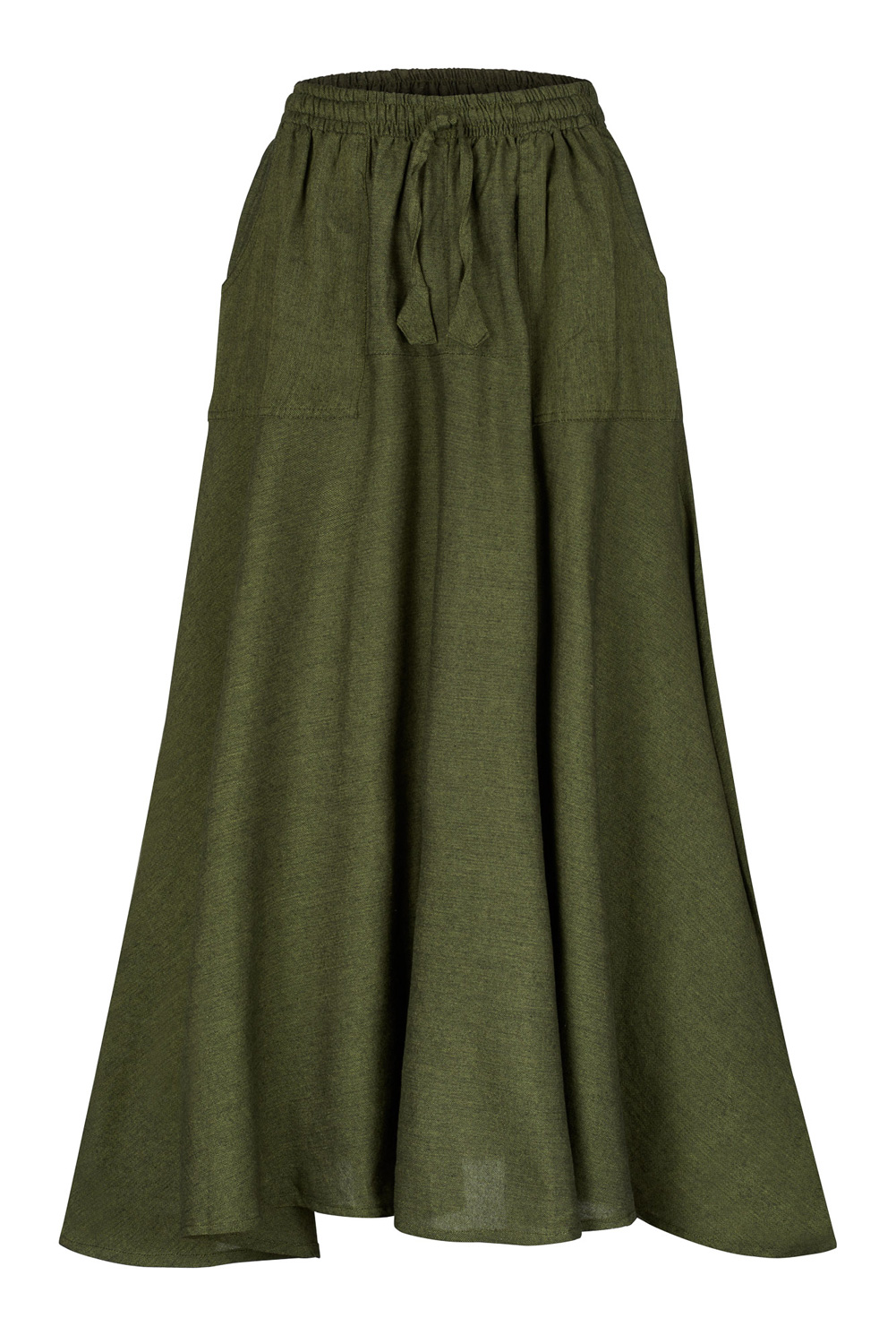 Revived nixie flared maxi skirt