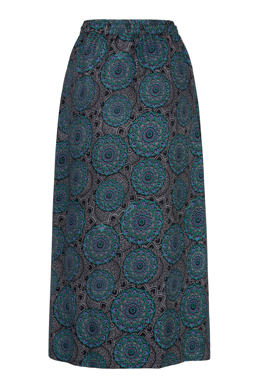 Wicked Dragon Clothing - Mandala flower long skirt with pockets
