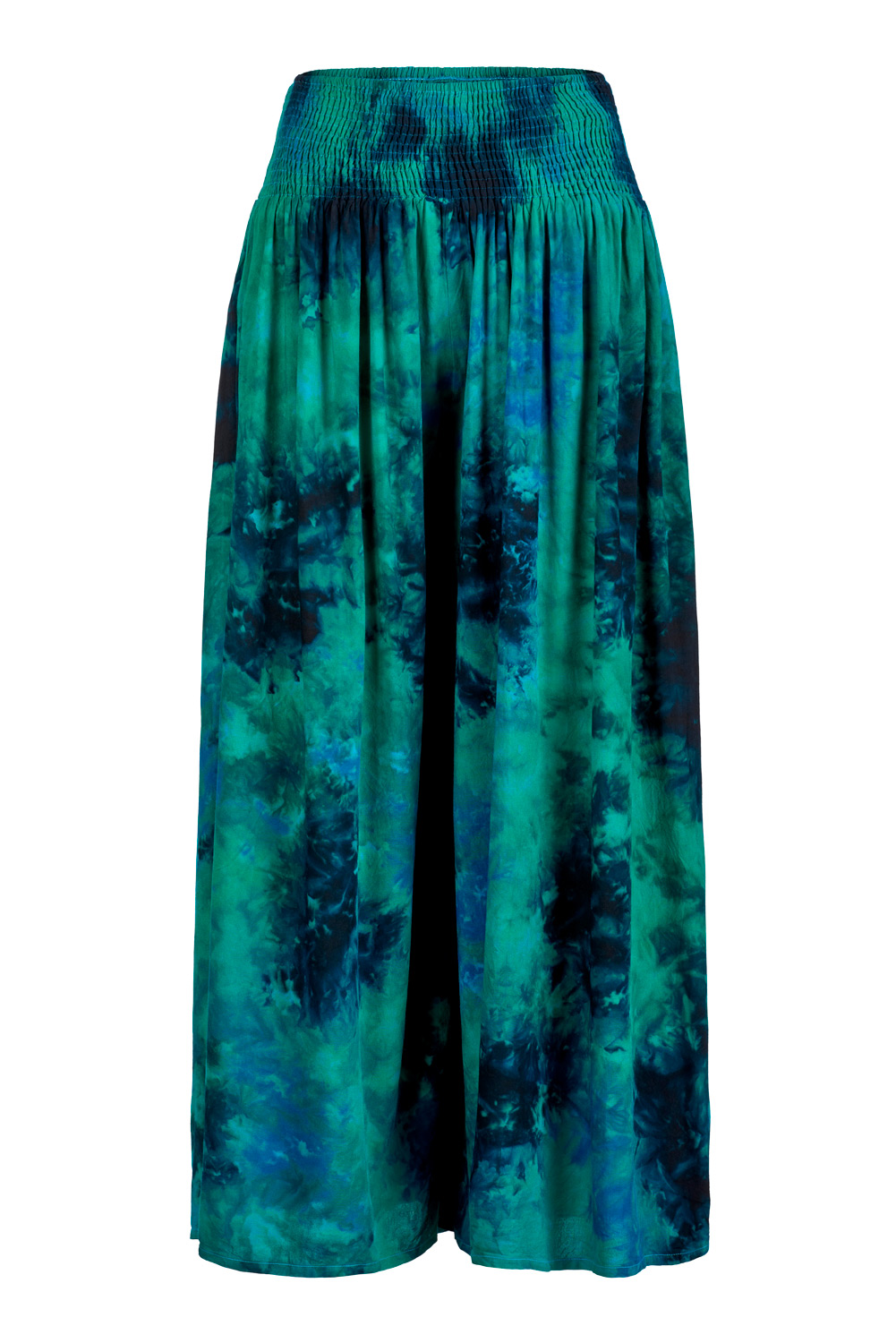 Wicked Dragon Clothing - Long tie dye wide leg trousers