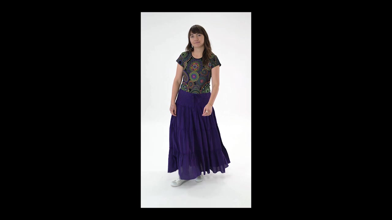 Long flowy outlet skirts with pockets