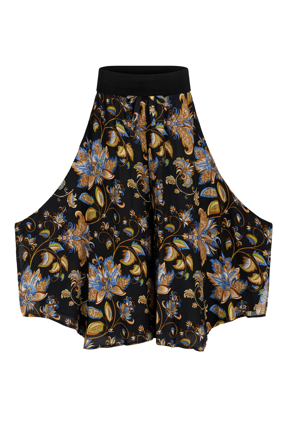 Wicked Dragon Clothing - Floral palazzo trousers with pockets