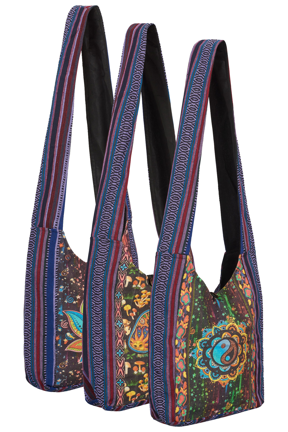 Wicked Dragon Clothing - Tree of Life embroidered shoulder bag