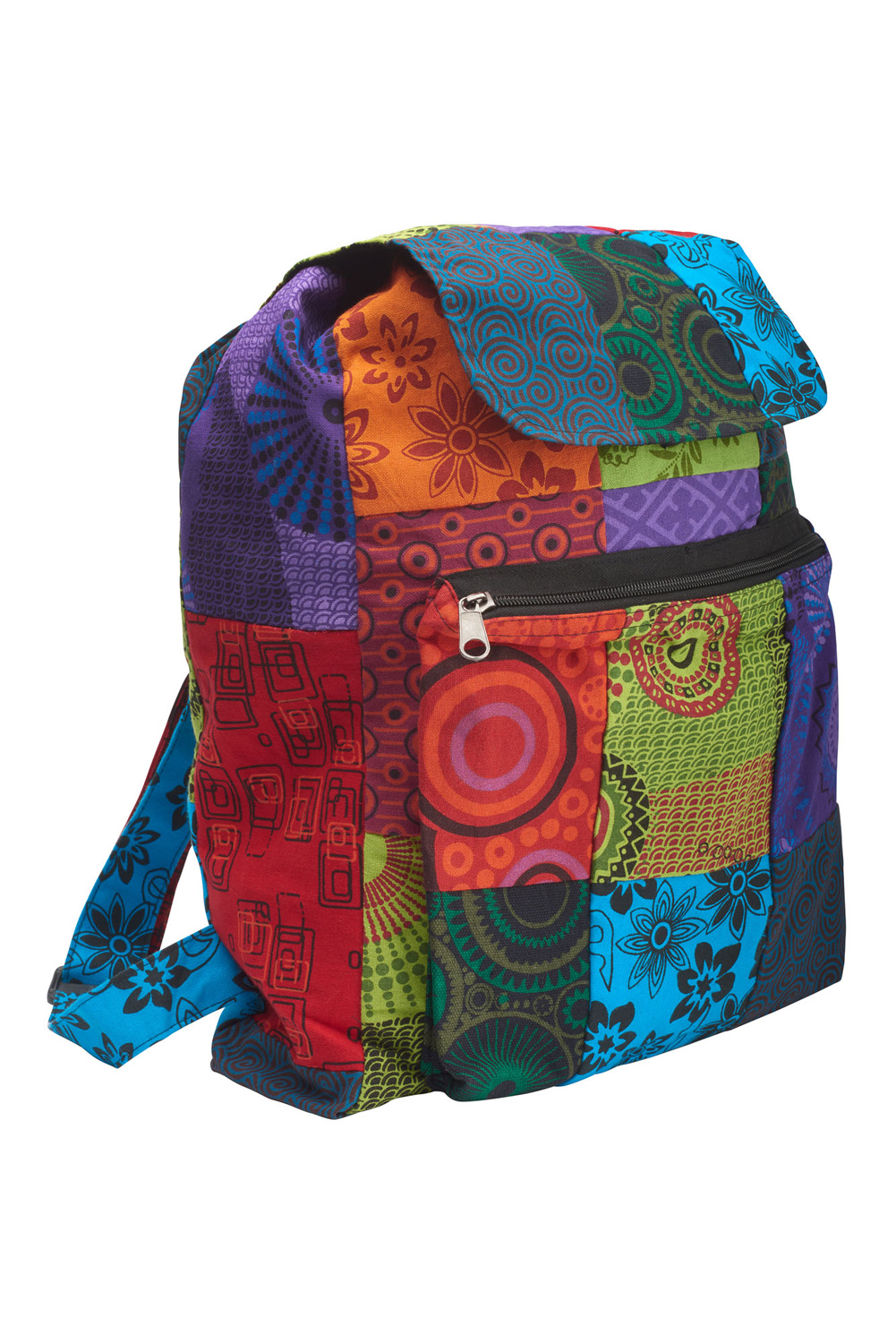 Hippy Festival Bag, Boho, Upcycled Art, made by The Purple Hippy