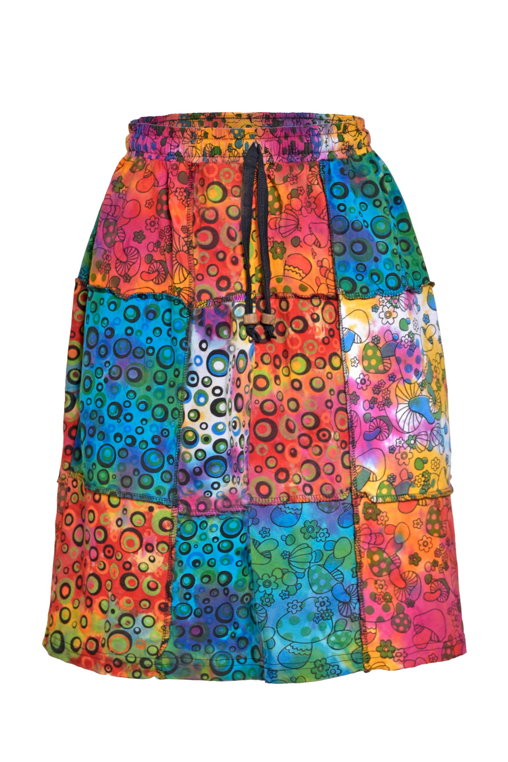 Sunbeam patchwork skirt with pockets