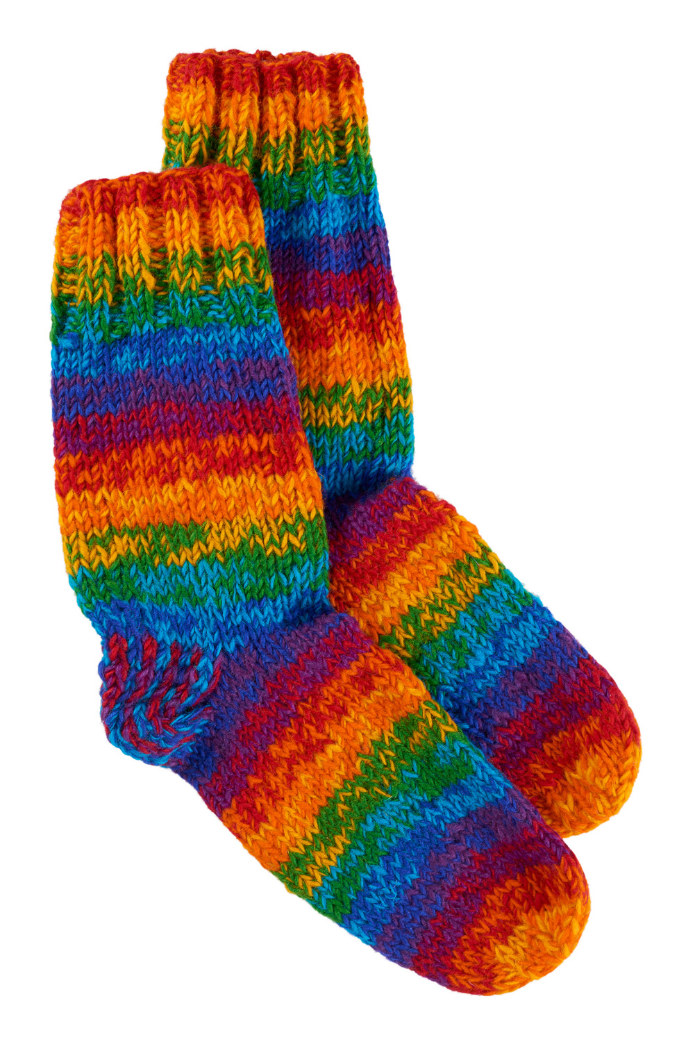 Wicked Dragon Clothing - Rainbow long wool socks